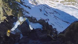 Helvellyn via Striding Edge 250218 condensed in to one 5 minute video Lake District Striding Edge [upl. by Irbmac]