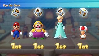 Mario Party 10  Mushroom Park Master CPU Difficulty Wario Rosalina Mario Toad 41 [upl. by Abijah]