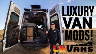 Turning my van into a LUXURY HOTEL  Storyteller Overland x Canyon Adventure Vans [upl. by Clementis]