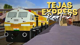 WDP4D OverSpeeding  22120 Tejas Express  MSTS IR [upl. by Ahsatel]