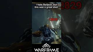 Decent Shot in Heated Railjack Mission warframe warframegameplay [upl. by Ymorej]