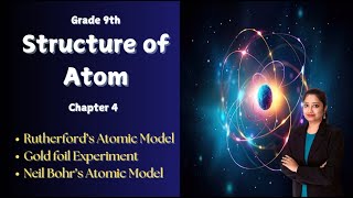 Structure of atomRutherfords Atomic ModelNeil Bohrs Atomic ModelLec 2CBSEGrade 9 [upl. by Lilac]