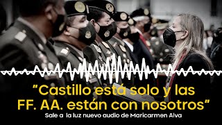 Sale nuevo audio de María del Carmen Alva contra Pedro Castillo y lo insulta [upl. by Aisayn]