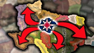 The ENCLAVE VS Ceasers Legion Old World Blues  Hoi4 [upl. by Kafka]