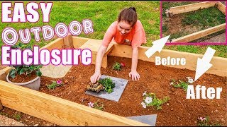 The BEST DIY Outdoor Enclosure For Tortoises Turtles amp Reptiles  HOW TO BUILD [upl. by Mario]