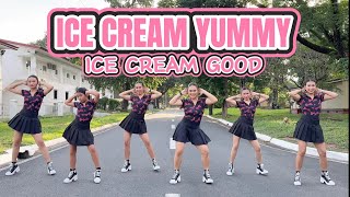 ICE CREAM YUMMY ICE CREAM GOOD  Dj KRZ Budots remix  Tiktok  Dance Workout ft Danza Carol Angels [upl. by Pendleton]