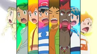 Pokemon Sun and Moon anime review ep 42 and 43 Misty and Brock return Mega Evolution vs Z Moves [upl. by Lienad791]