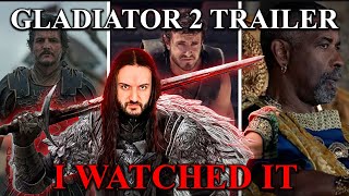 Gladiator 2 Official Trailer REACTION  Its A Mess [upl. by Nahc]