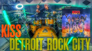 KISS DETROIT ROCK CITY DRUM COVER jeangonzalezdrummer [upl. by Harras141]