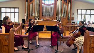 2024 Spring Concert 2 Lontano String Quartet 1 [upl. by Ocir200]