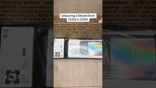 Unboxing a Steam Deck OLED in 2024 gaming steamdeck [upl. by Attenwahs856]