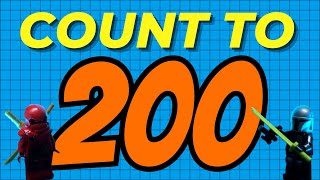 Count to 200 by 1’s  Lets Not Get Fit  The Most Ridiculous Kindergarten amp 1st Grade Math Video [upl. by Lrig]