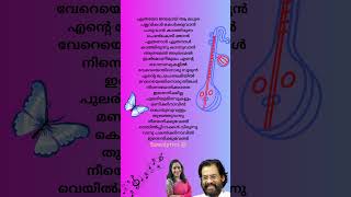 🎶Manikkinavin Song 🧡💜🦋✨ലിറിക് 🎶shorts lyrics kjyesudas sujatha [upl. by Kiran55]