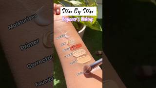 Step by step makeup for beginners makeup shorts ytshorts beginnersmakeup [upl. by Hett]