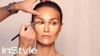 How to Contour Your Face in 5 Easy Steps  Makeup Tutorial  InStyle [upl. by Yerxa]