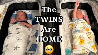 OMG OUR TWINS ARE FINALLY HOME  TWINS LEAVING THE NICU VLOG [upl. by Kathryn]