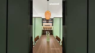 Handleless Kitchen  Modular Kitchen  Uniwood Products [upl. by Pagas]