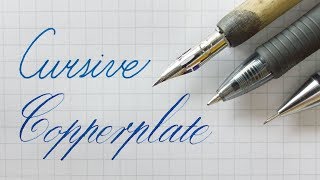 Writing Cursive and Copperplate [upl. by Byrd812]