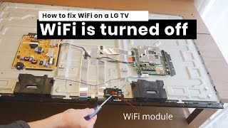 LG TV How to fix WiFi is turned off [upl. by Kirstin]