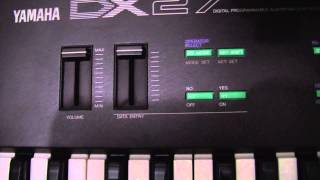 Yamaha DX27 vintage synth review [upl. by Lon914]