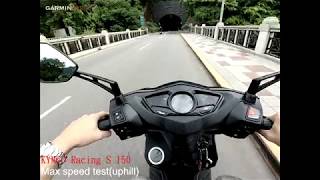 KYMCO Racing S 150 Test 全原廠 直線加速與山路基本測試 [upl. by Notnirt578]