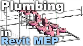 Plumbing in Revit MEP Beginner Tutorial [upl. by Hedvig149]