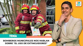 Bomberos Municipales nos hablan sobre quotEl uso de extinguidoresquot [upl. by Revlis]