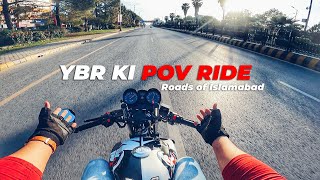 YBR 125G POV RIDE  Islamabad  4K [upl. by Katsuyama569]