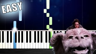 Limahl  Never Ending Story  EASY Piano Tutorial by PlutaX [upl. by Nerraf659]