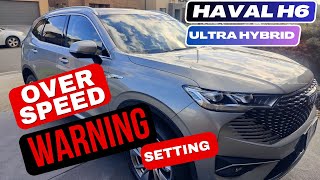 All about Overspeed Warning setting in Haval H6 [upl. by Seyah349]