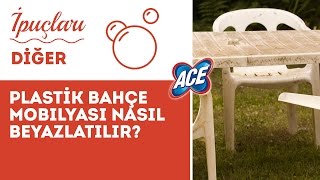 Plastik bahçe mobilyası nasıl beyazlatılır [upl. by Amorette74]