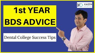 Best ADVICE for BDS 1st Year  5 Tips To Success  To Do List [upl. by Eppesuig]