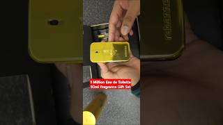 1 Million Eau de Toilette 50ml Fragrance Gift Set unboxing reviews viralshorts trendingshorts [upl. by Gamber]