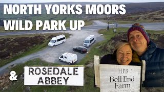 Vanlife North Yorkshire Moors wild park up amp Rosedale Abbey [upl. by Ruben]