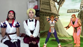 Cosplay Retas  Dan Hibiki vs Yuri Sakazaki [upl. by Pallaton]