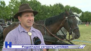 Fogathajtó verseny Lentiben  ZTV Híradó 20240806 [upl. by Ibocaj93]