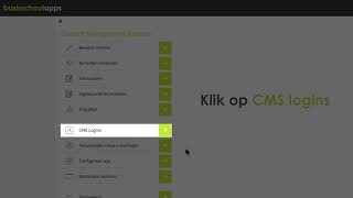 Wachtwoord wijzigen van een CMS login  Basisschool Apps [upl. by Adnama]