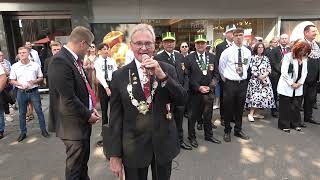 Schützenfest Grevenbroich 175 Jahre  Platzkonzert auf dem Markt 3182024 [upl. by Ylliw]