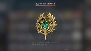 Getting 2020 Tier 2 Service Medal in CSGO [upl. by Aitahs407]