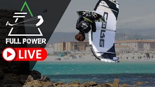 🔴 LIVE Full Power Tarifa Big Air Kitesurfing Competition  Powered by Core [upl. by Yeslek]