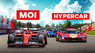 J’AFFRONTE 23 HYPERCARS AVEC UNE FORMULE 1 [upl. by Atinaj]