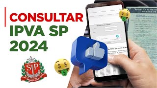 COMO PAGAR IPVA SP E TAXA DE LICENCIAMENTO ANUAL 2024 [upl. by Guenzi]