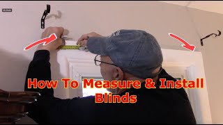 How To Install Blinds On A Window  Outside Mount [upl. by Montano]