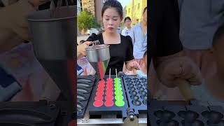 🥰 Satisfying with street food 🥳 streetfood satisfying satisfyingvideo [upl. by Byler]