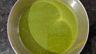 Pudina chutney recipe Mint chutneyHow to make pudina chutneyGreen chutney Tandoori mint chutney [upl. by Nollie]