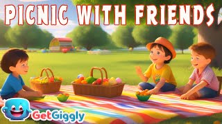 Picnic with Friends Picnic song for Kids GetGiggly Nursery Rhymes and Kids Songs [upl. by Mosa162]