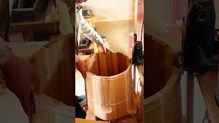 Manufacturing process of the wooden rice cooker [upl. by Korwin593]