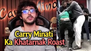 Carry Minati Ne Kiya Elvish Yadav  Maxtern Fight Ko Indirect Roast [upl. by Yneffit]