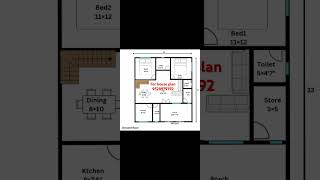 30×33 house plan houseplan home homedesign [upl. by Aihsilat856]