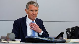 Björn Höcke vor Gericht Prozess wegen NaziParole beginnt [upl. by Larner]